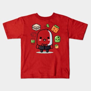 kawaii Taco T-Shirt cute potatofood funny japan Kids T-Shirt